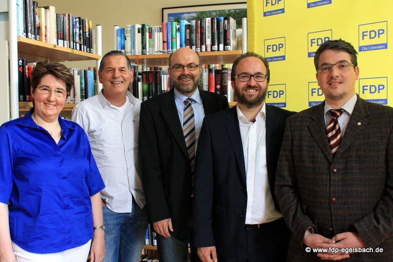 v.l.n.r.: Christiane Plennis, Peter Boll, Axel Vogt, Carsten Dietsche und Michael Kuhn.