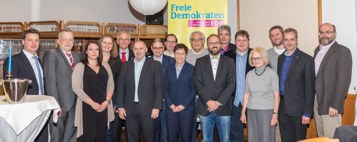 Frisch gewählter Vorstand der FDP Offenbach-Land