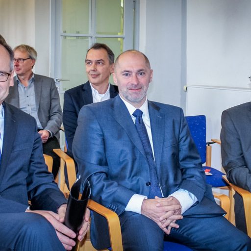 v.l.n.r.: Oliver Quilling, René Rock und Herr Grothe.